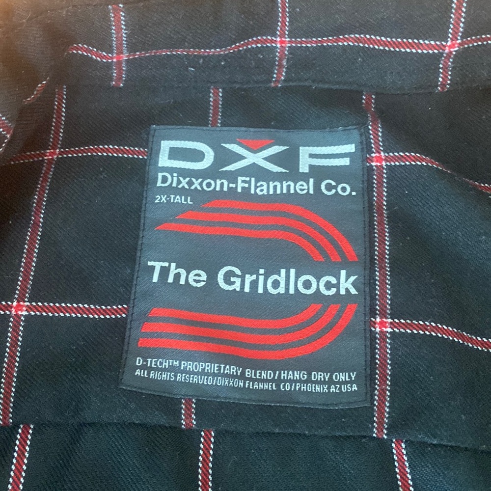 Dixxon Gridlock Flannel Size 2xt - image 1